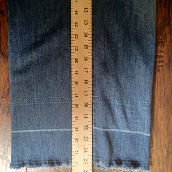 SOHO Jeans Womens 10 Culotte Wide Leg Relaxed Baggy Stretch High Waist Comfort - Picture 13 of 14